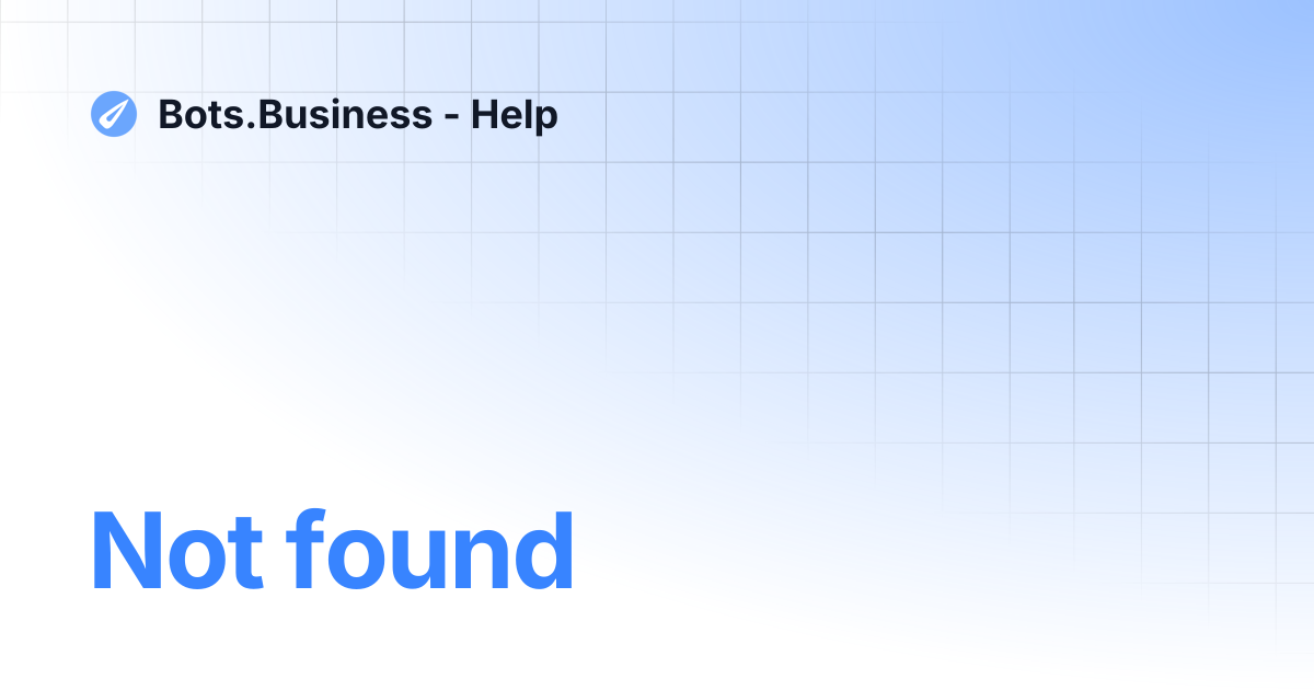 Deep Linking - pass any params on Bot starting | Bots.Business - Help