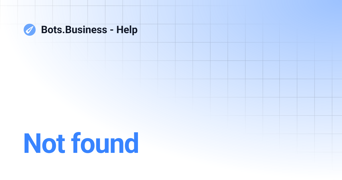Inline Bot | Bots.Business - Help